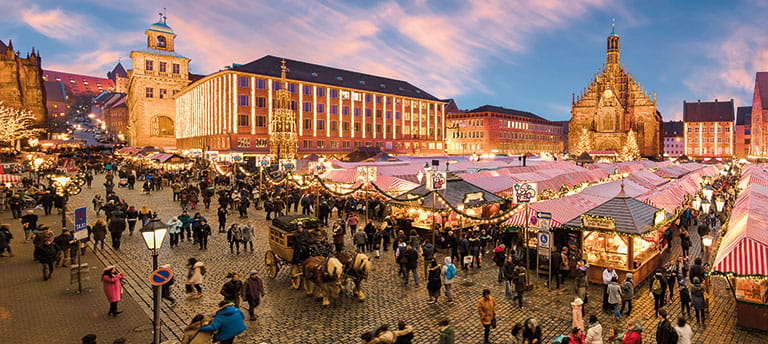The Christmas Market in Nuremberg, Germany